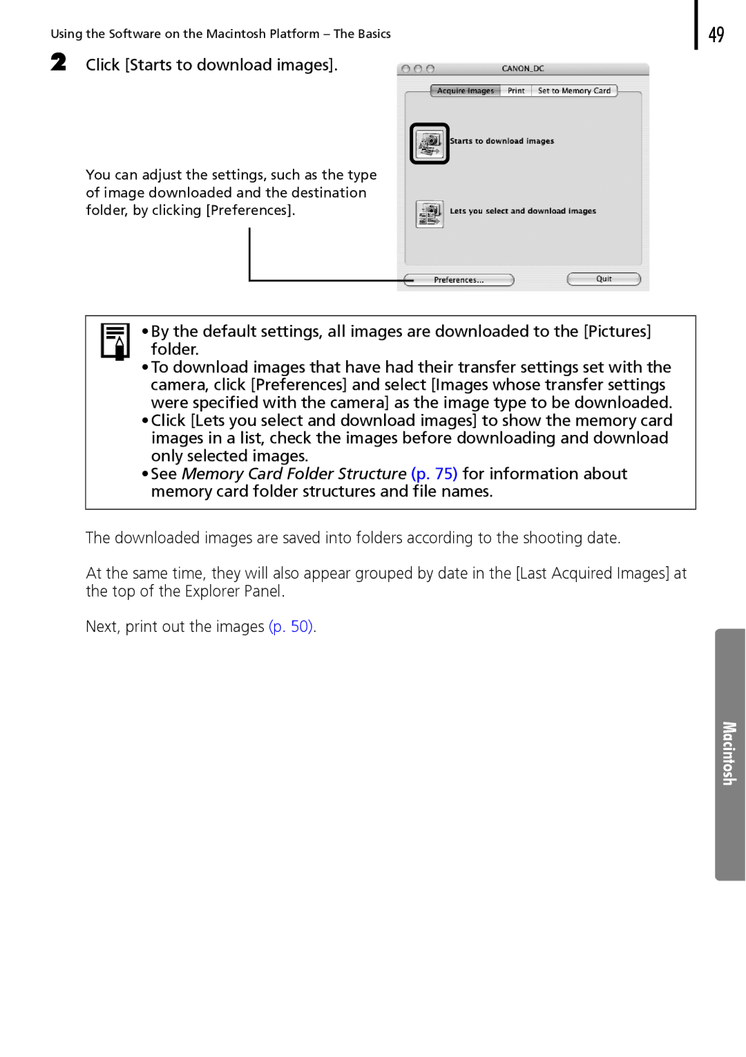 Canon 30 manual Macintosh 