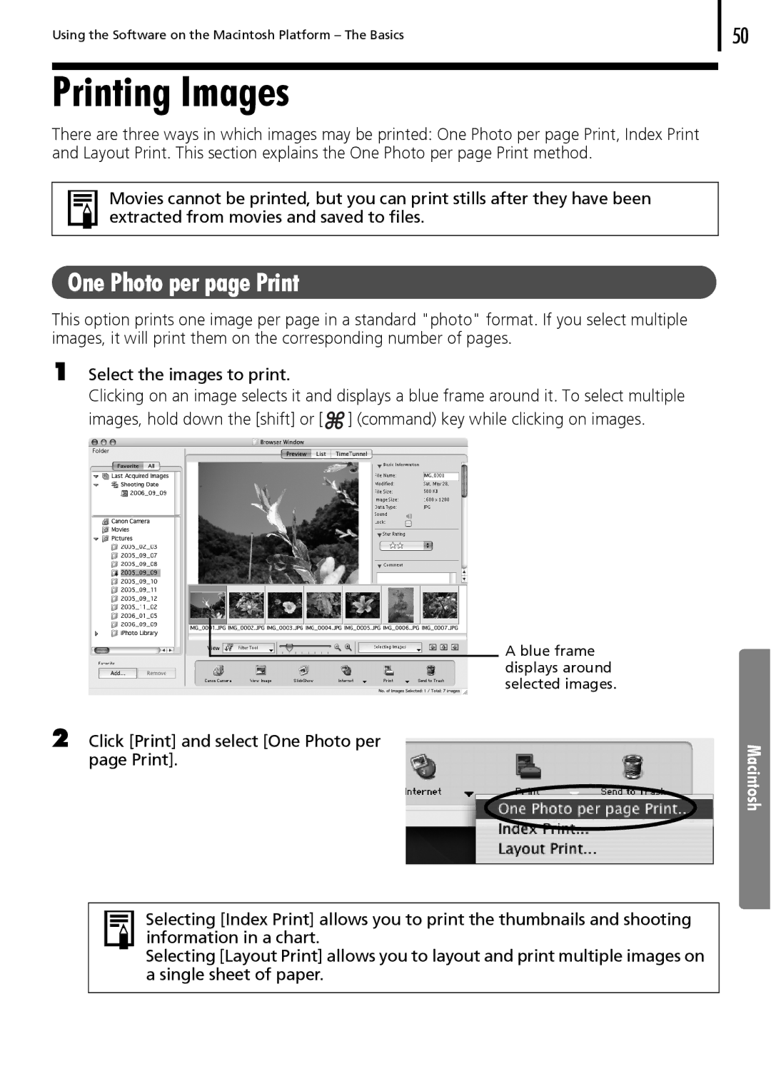 Canon 30 manual Printing Images 