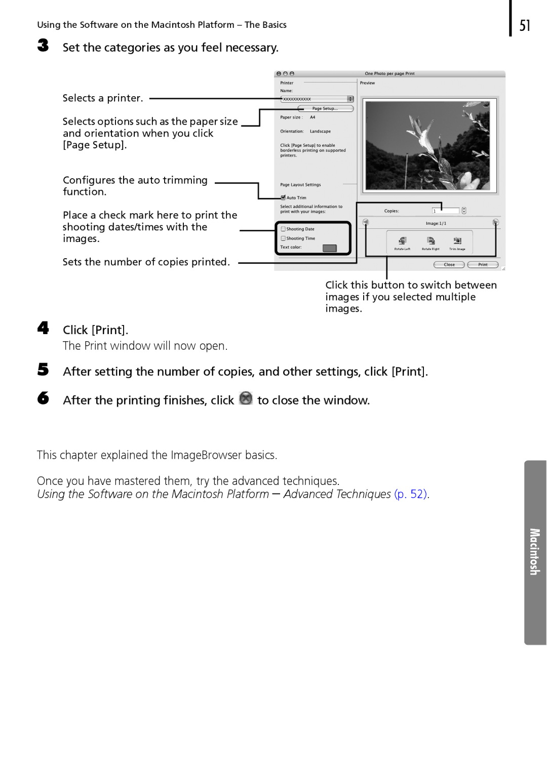 Canon 30 manual Set the categories as you feel necessary 