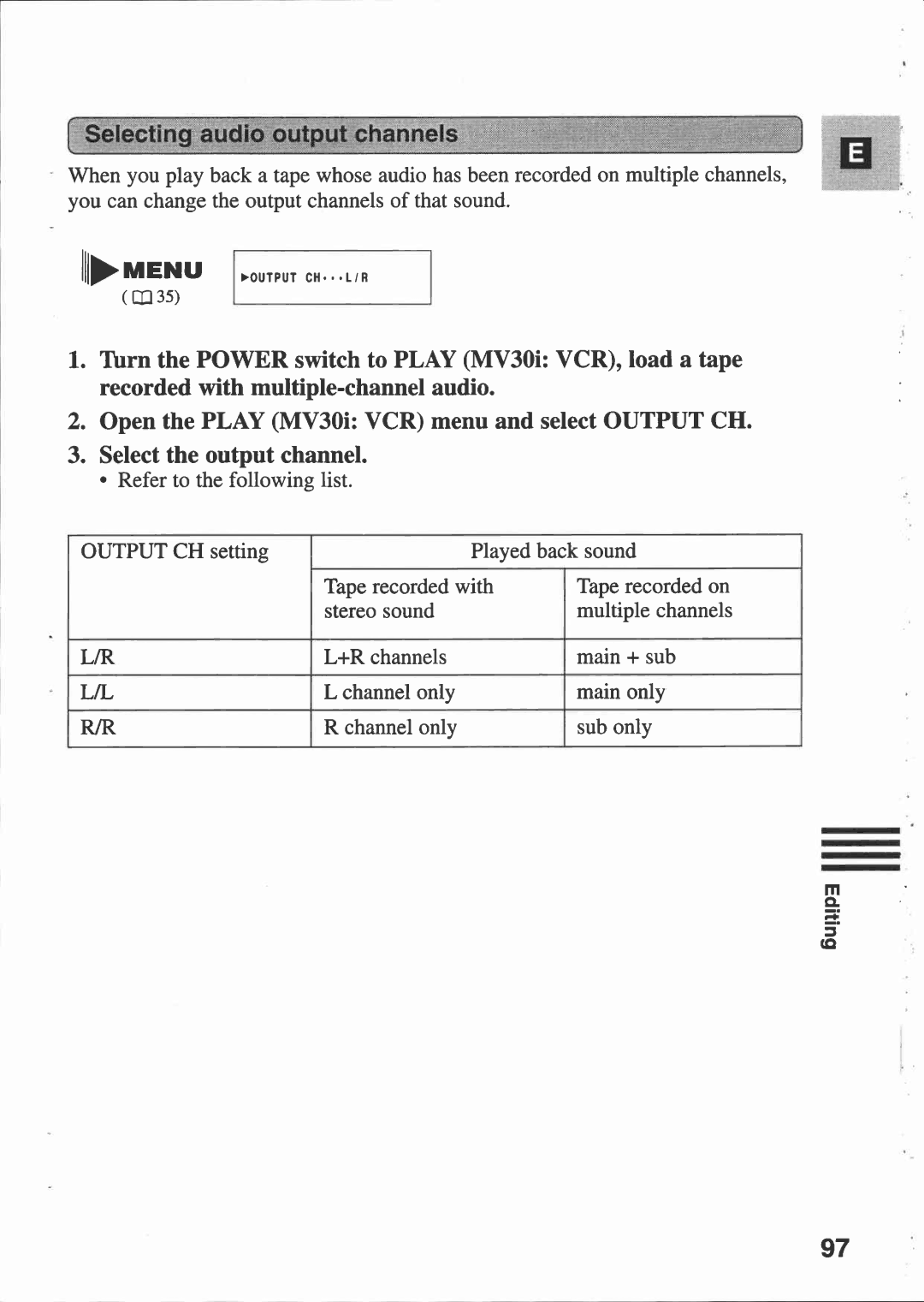 Canon 30 manual 