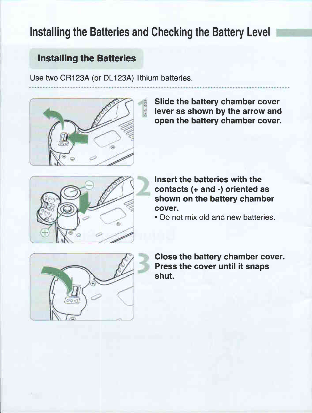 Canon 3000 QD manual 