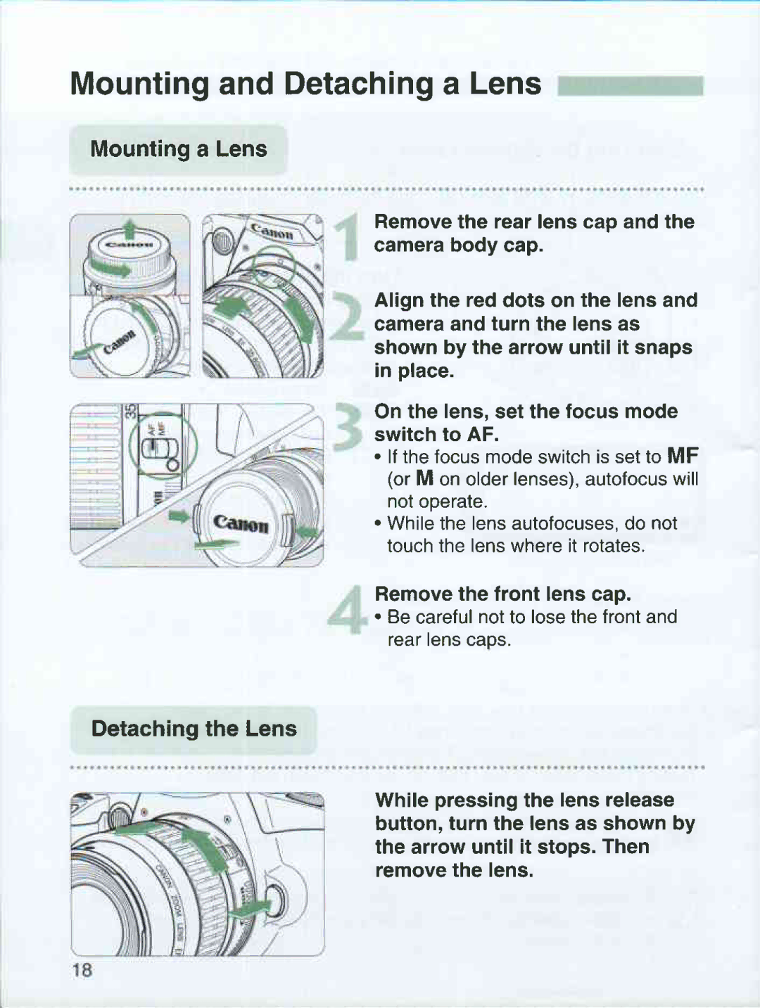 Canon 3000 QD manual 