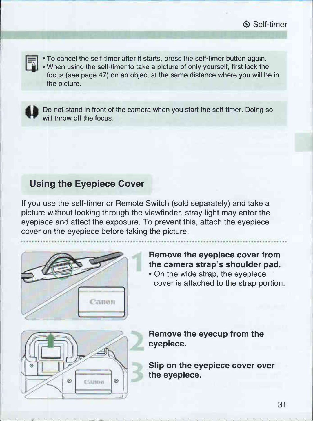 Canon 3000 QD manual 