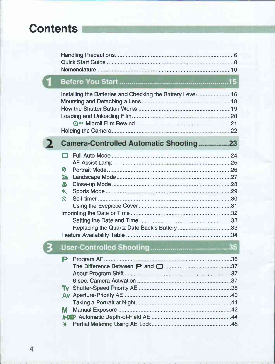 Canon 3000 QD manual 