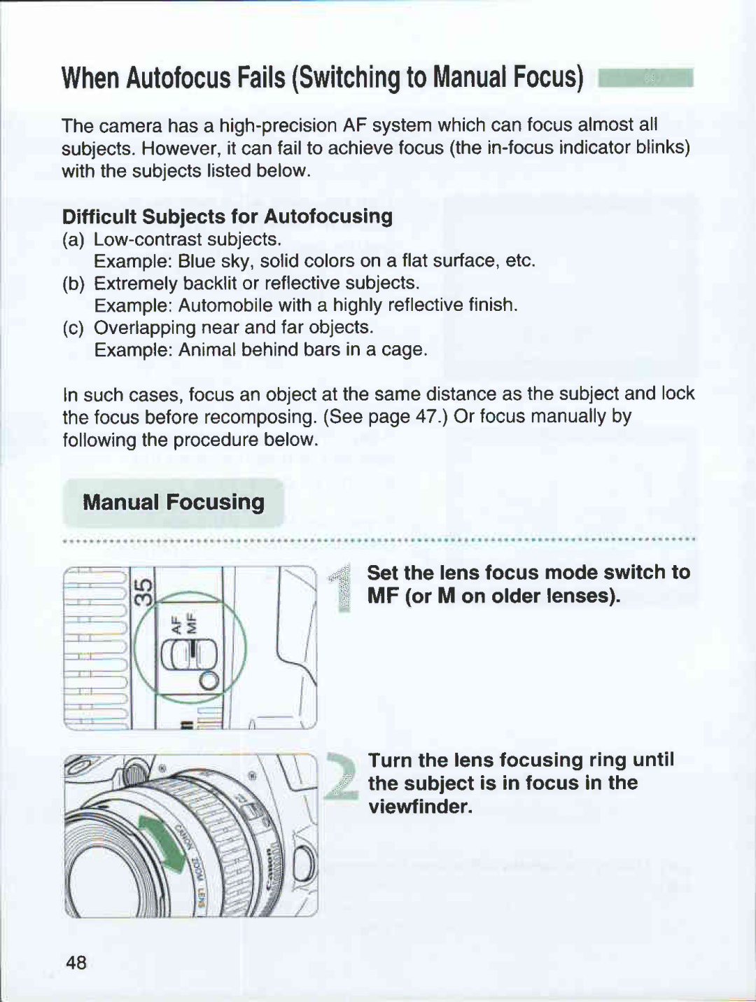 Canon 3000 QD manual 