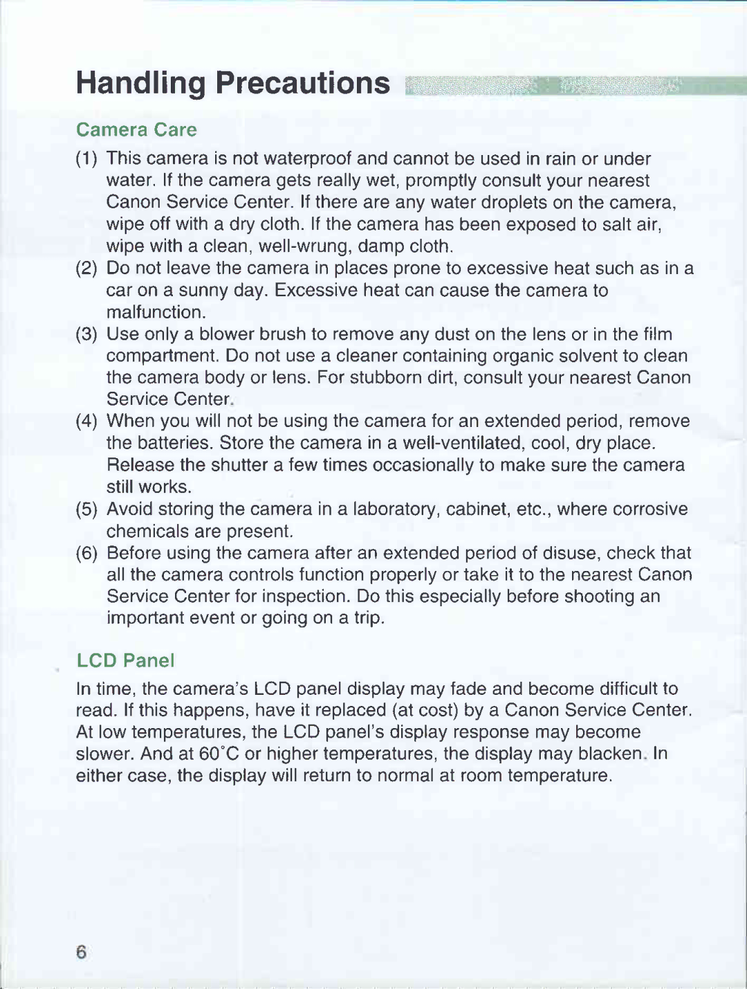 Canon 3000 QD manual 