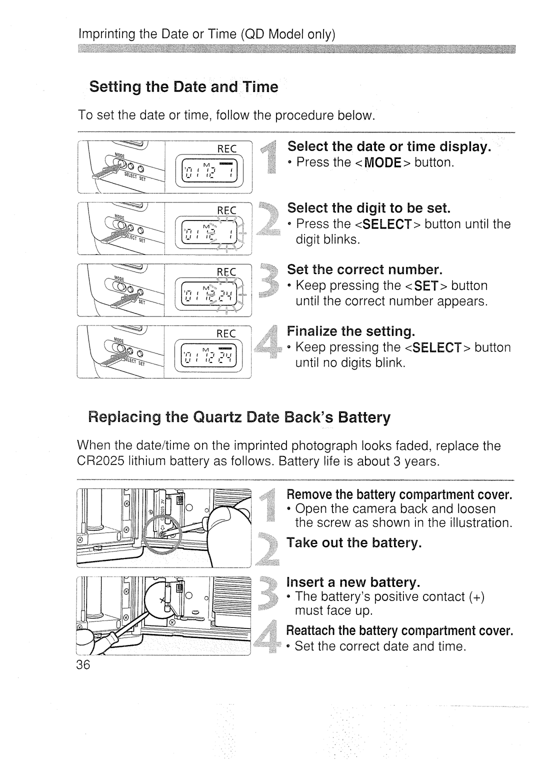 Canon 3000N DATE manual 