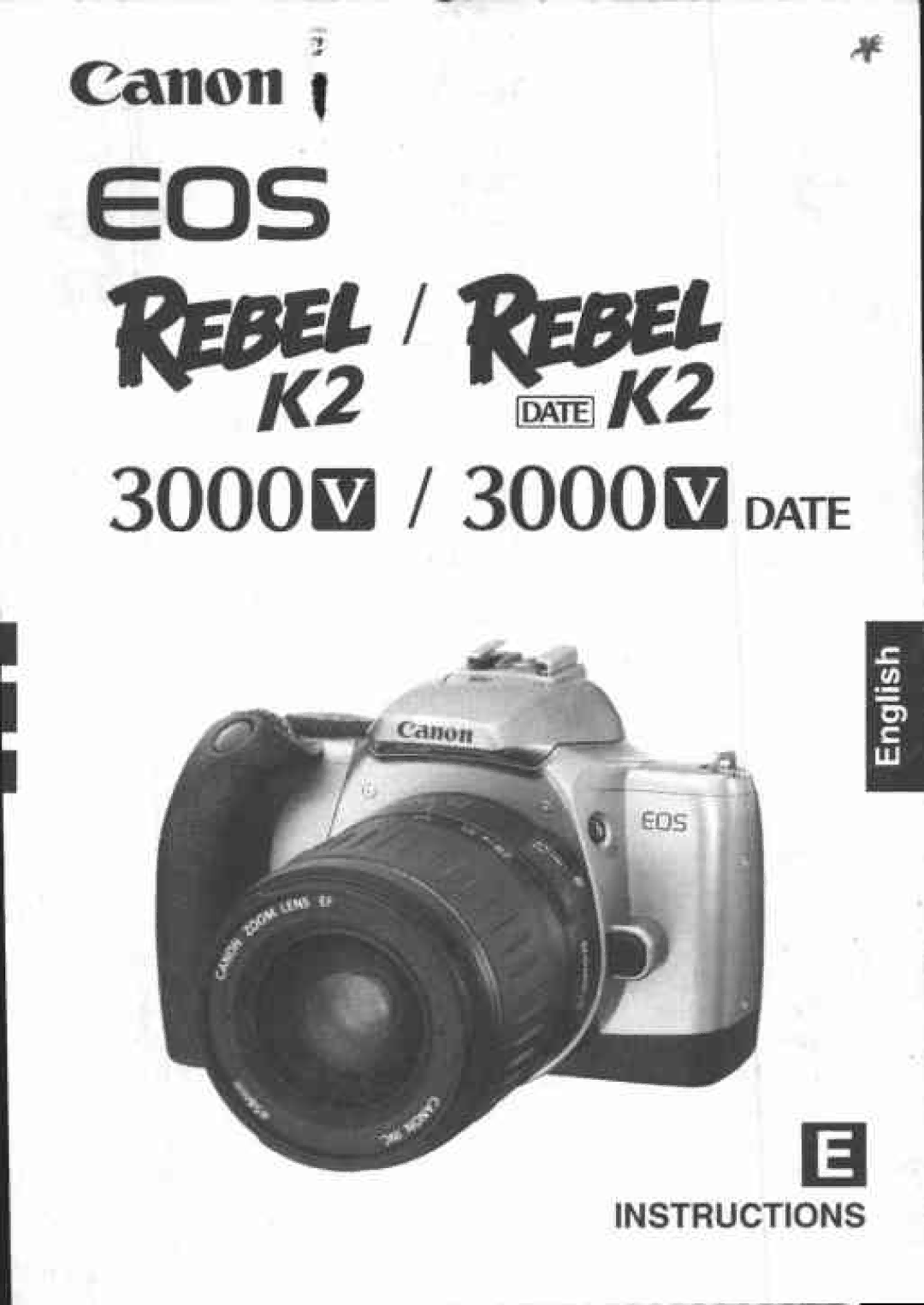 Canon 3000V DATE manual 