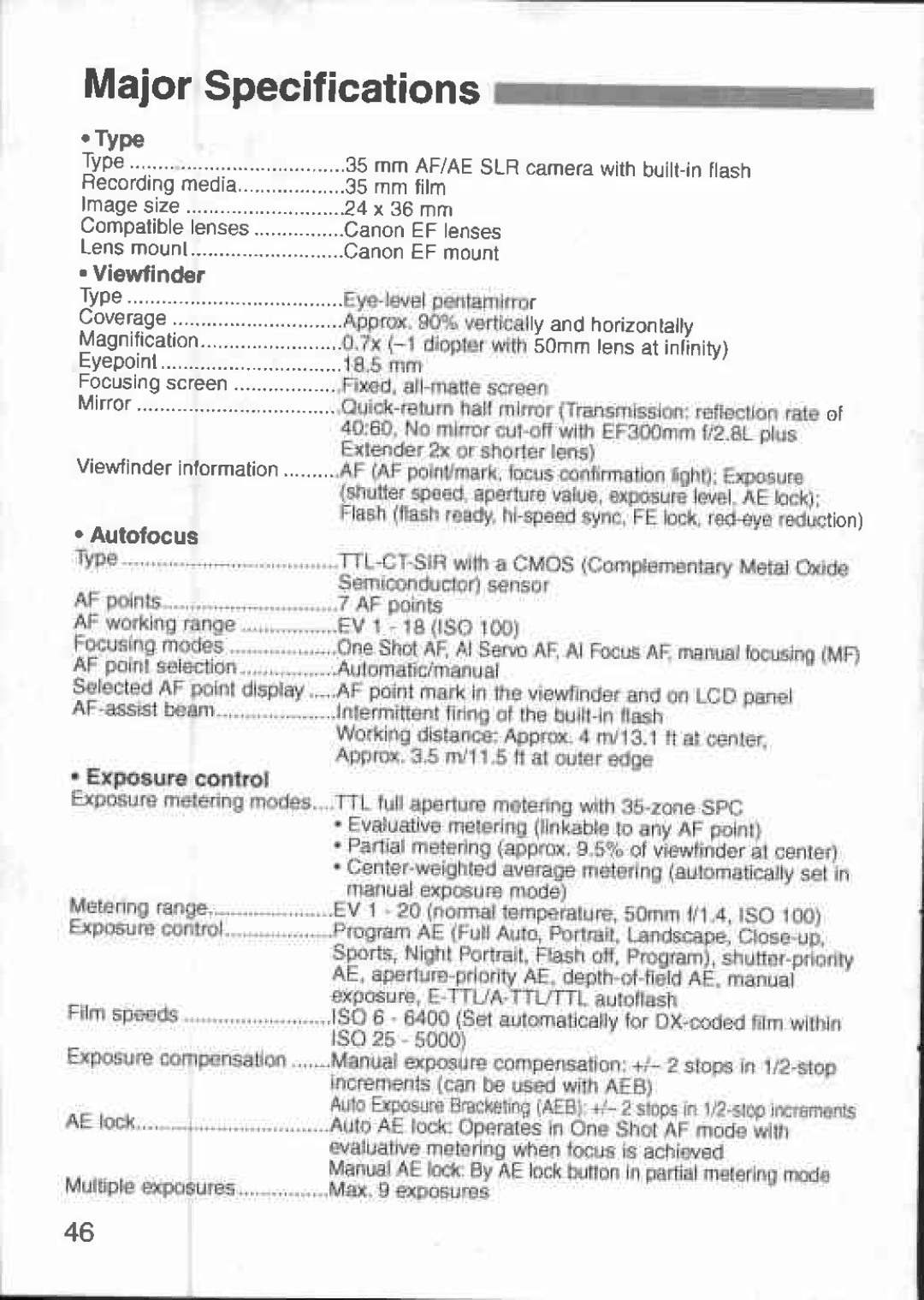 Canon 3000V DATE manual 