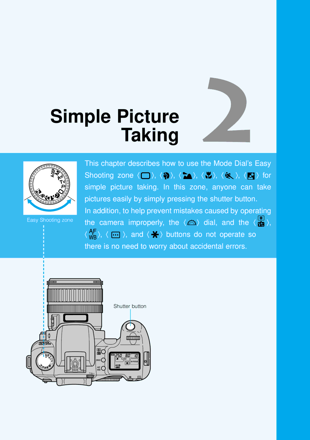 Canon 9337B001, 30D28135, 30D1785 manual Simple Picture Taking 