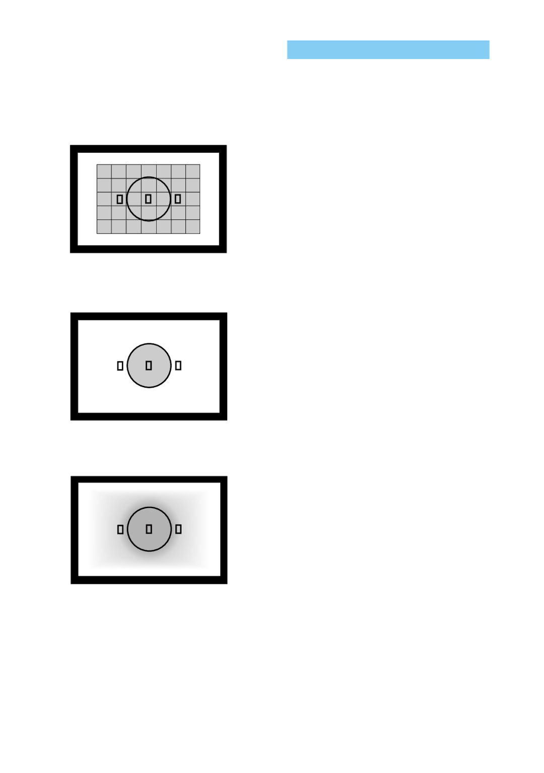 Canon 30D28135, 30D1785, 9337B001 Metering Modes, Evaluative Metering, Partial Metering, Center-weighted Averaging Metering 