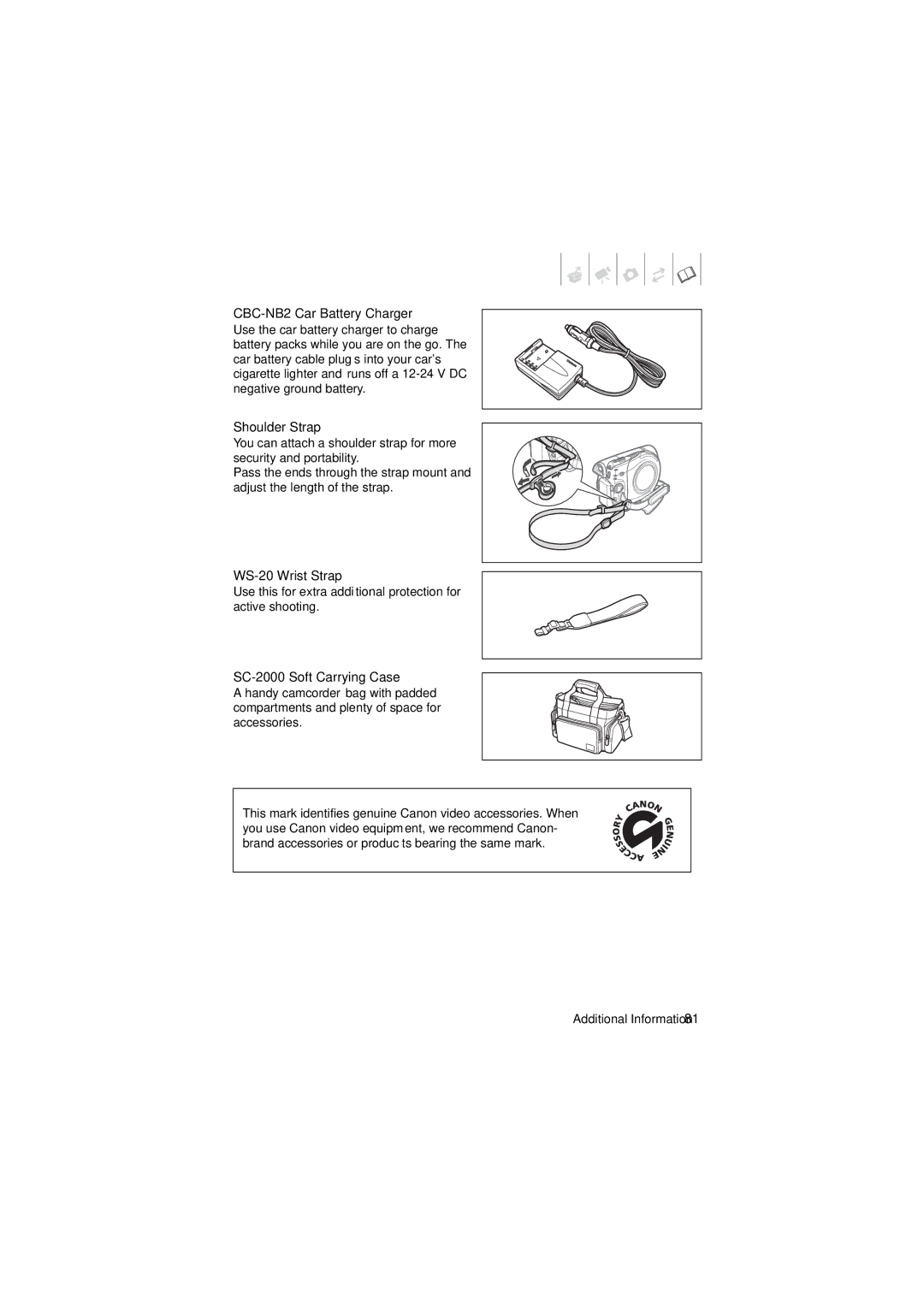 Canon 310, DC311, DC301 instruction manual 