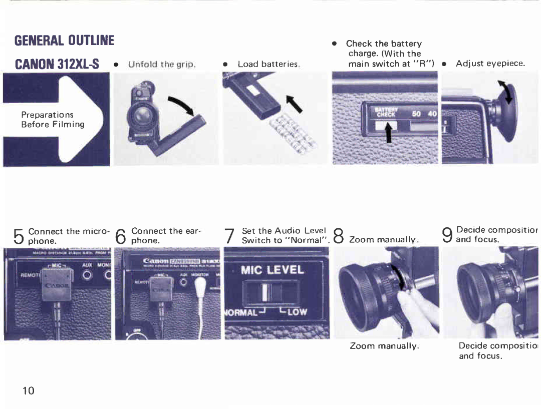 Canon 312 XL-S manual 