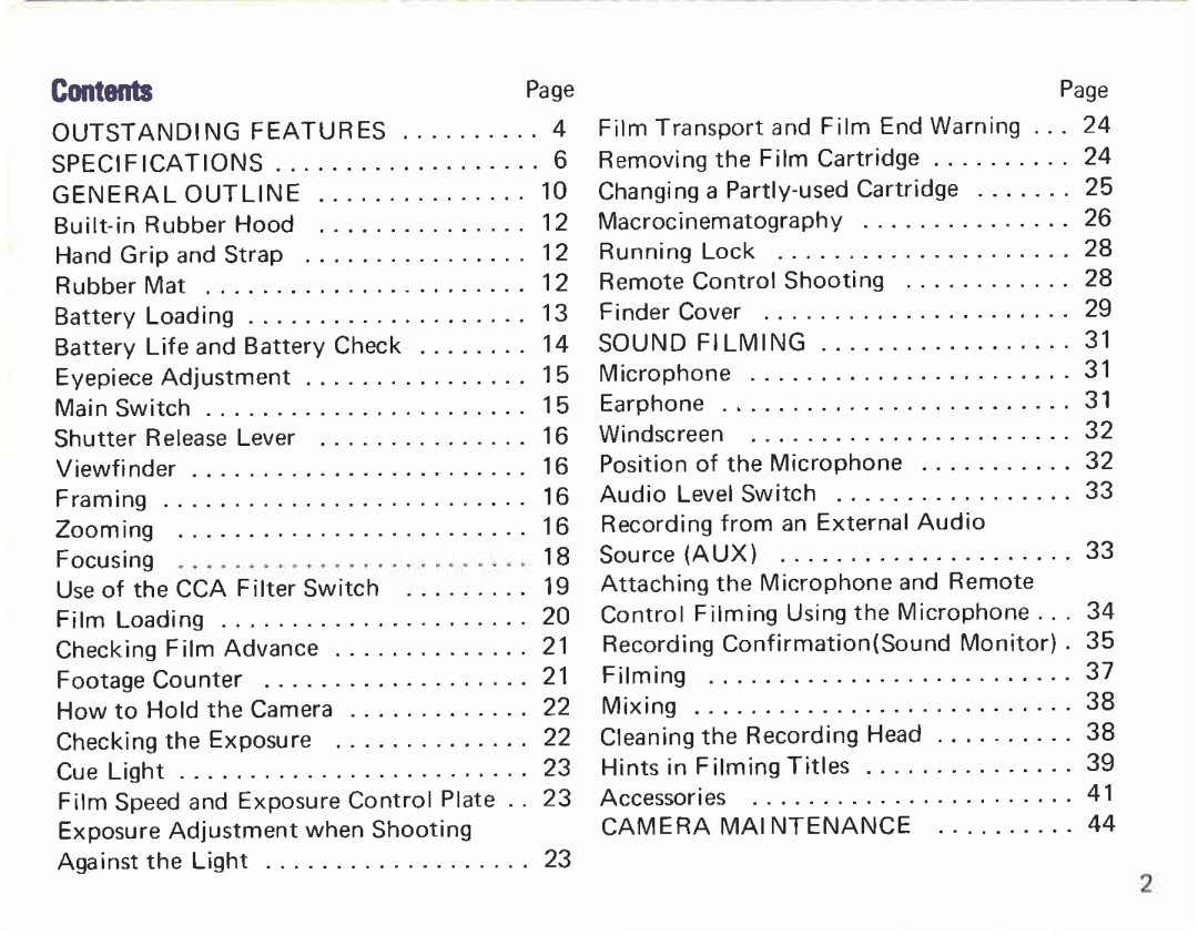 Canon 312 XL-S manual 