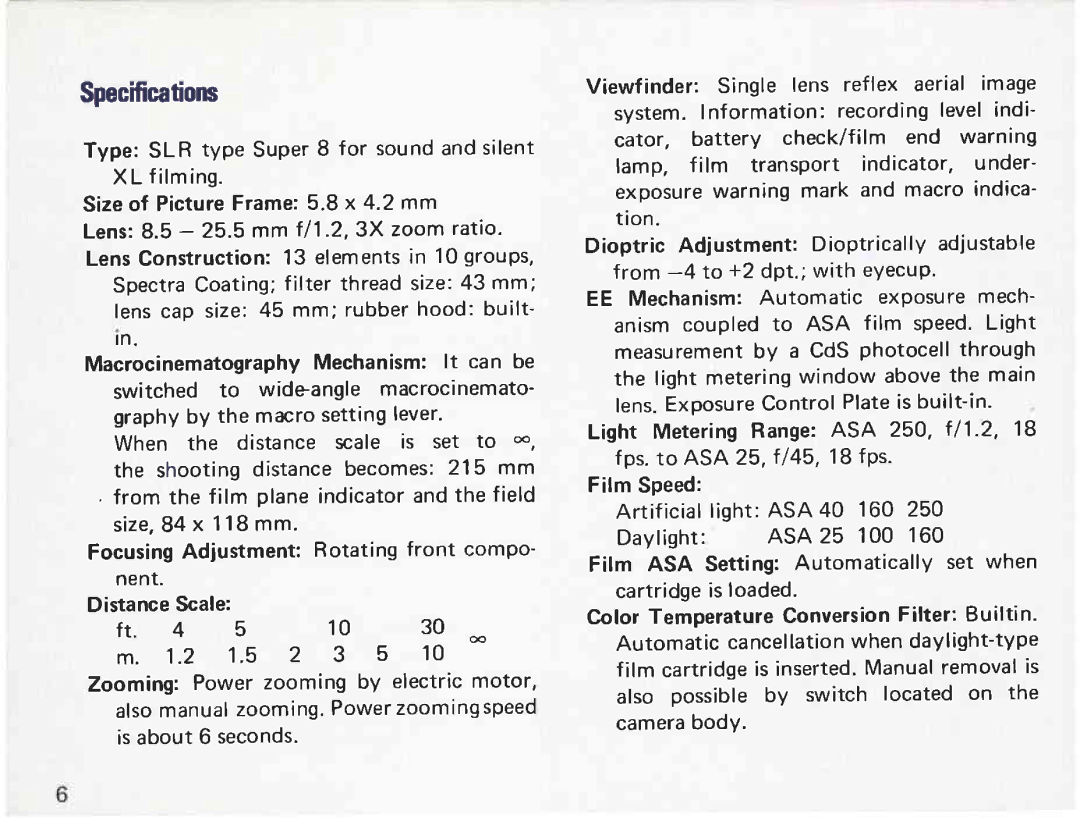 Canon 312 XL-S manual 