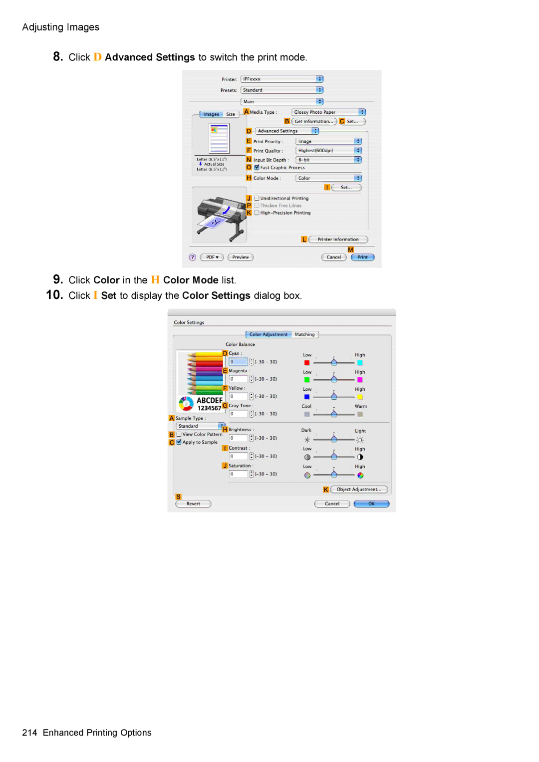 Canon 3175B002 user manual Enhanced Printing Options 