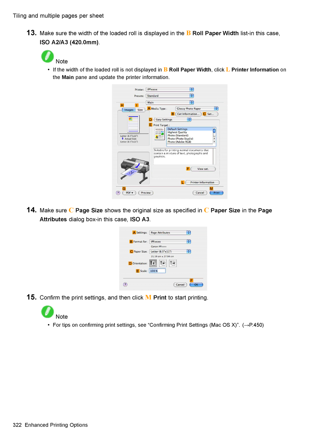 Canon 3175B002 user manual Tiling and multiple pages per sheet 