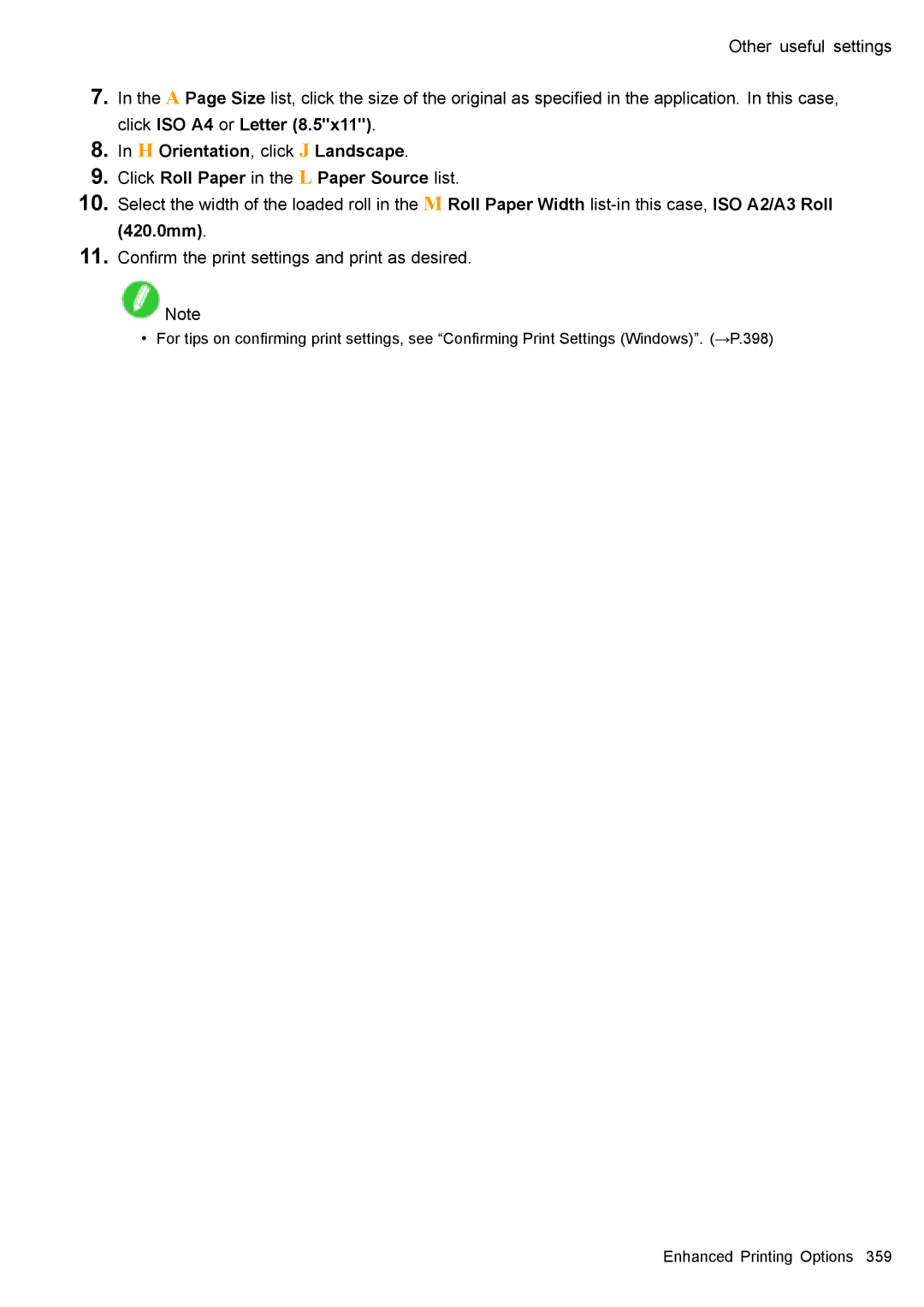 Canon 3175B002 user manual Conrm the print settings and print as desired 