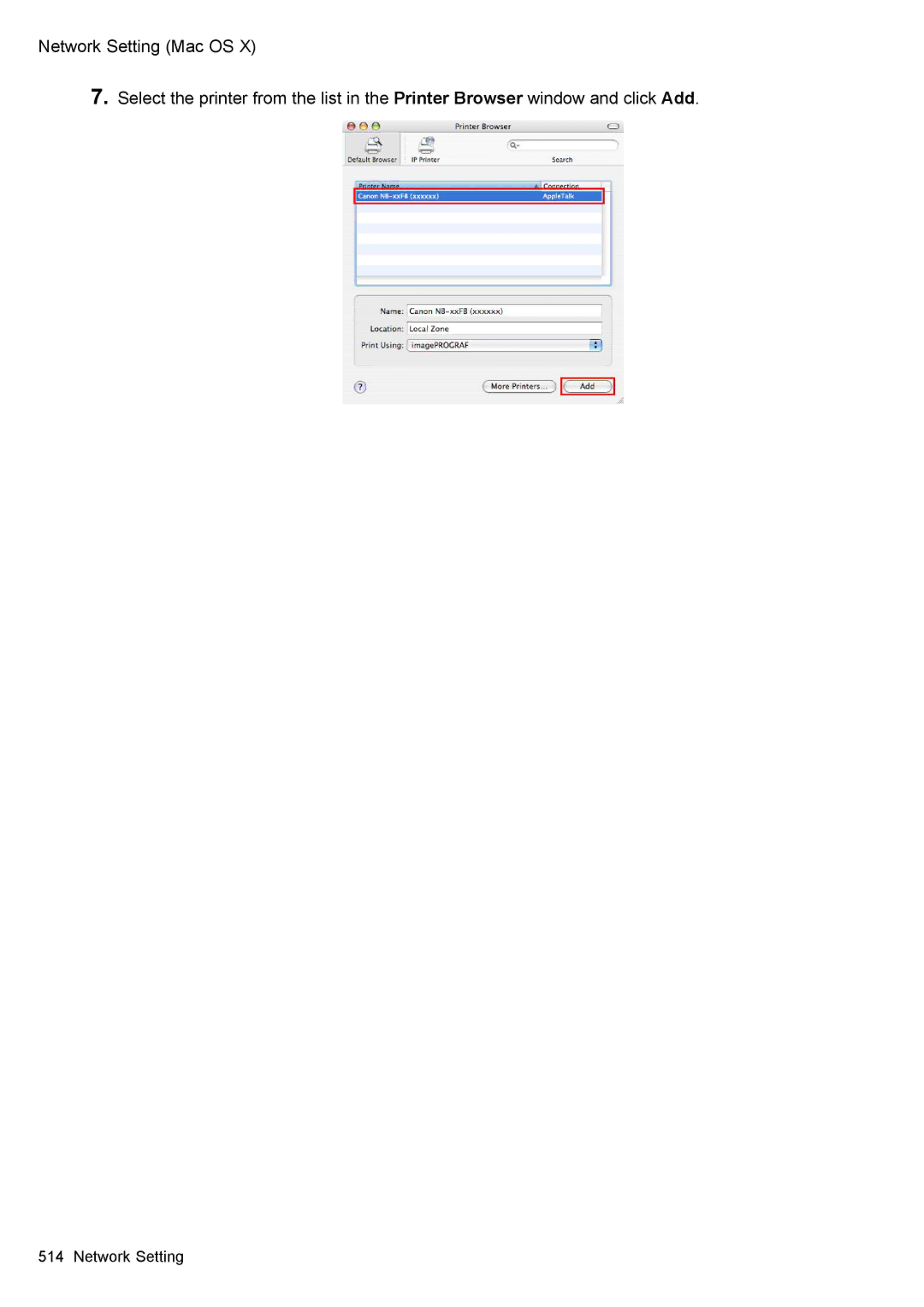 Canon 3175B002 user manual Network Setting 