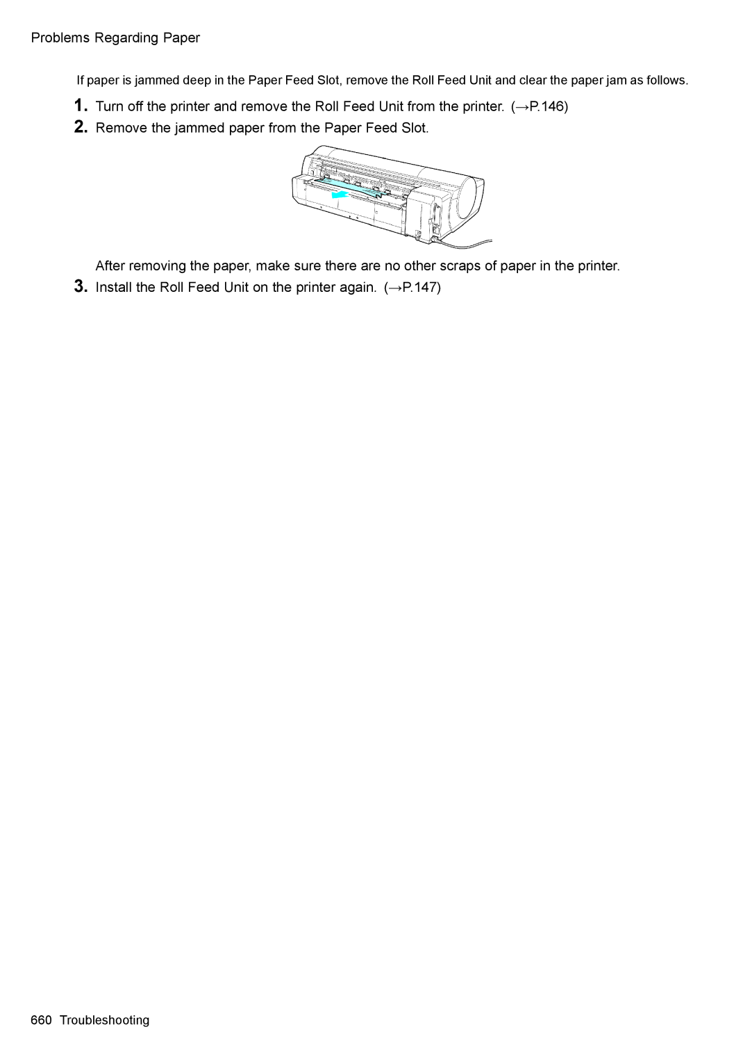 Canon 3175B002 user manual Problems Regarding Paper 