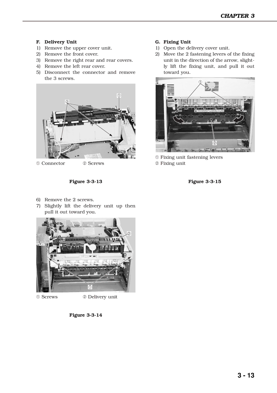 Canon 3260 manual Delivery Unit 