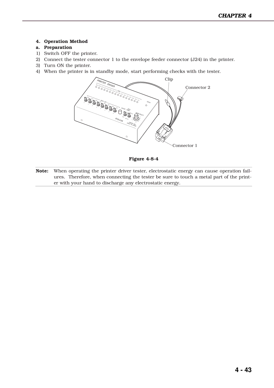 Canon 3260 manual Operation Method a. Preparation 