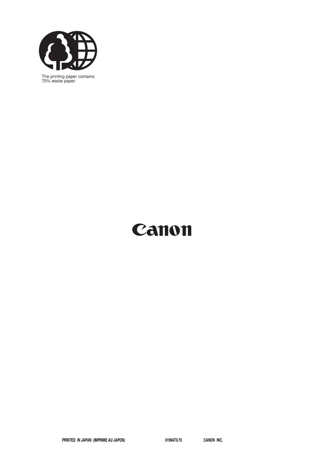 Canon 3260 manual 0199AT0.70 