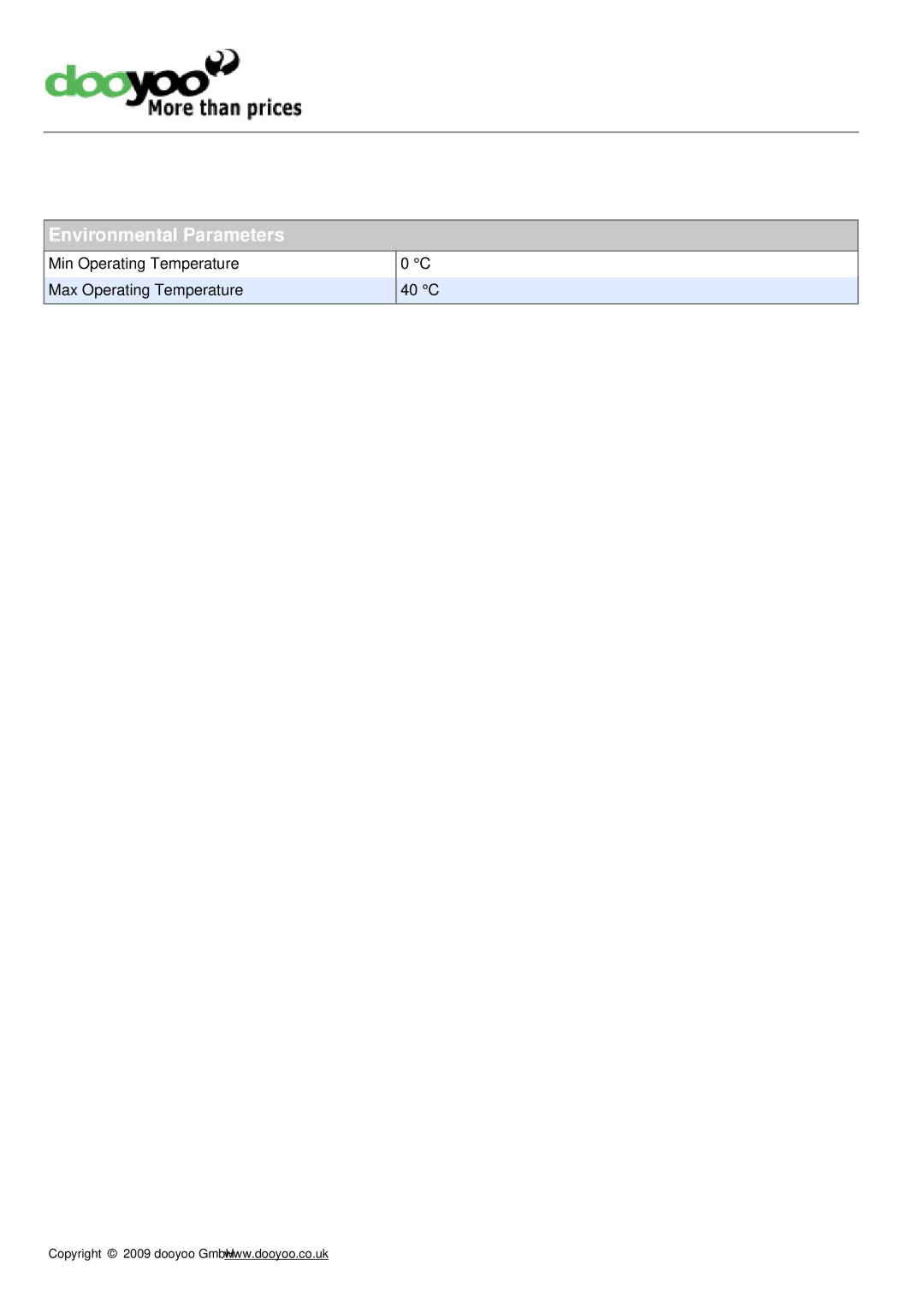 Canon 3i MC manual Environmental Parameters 