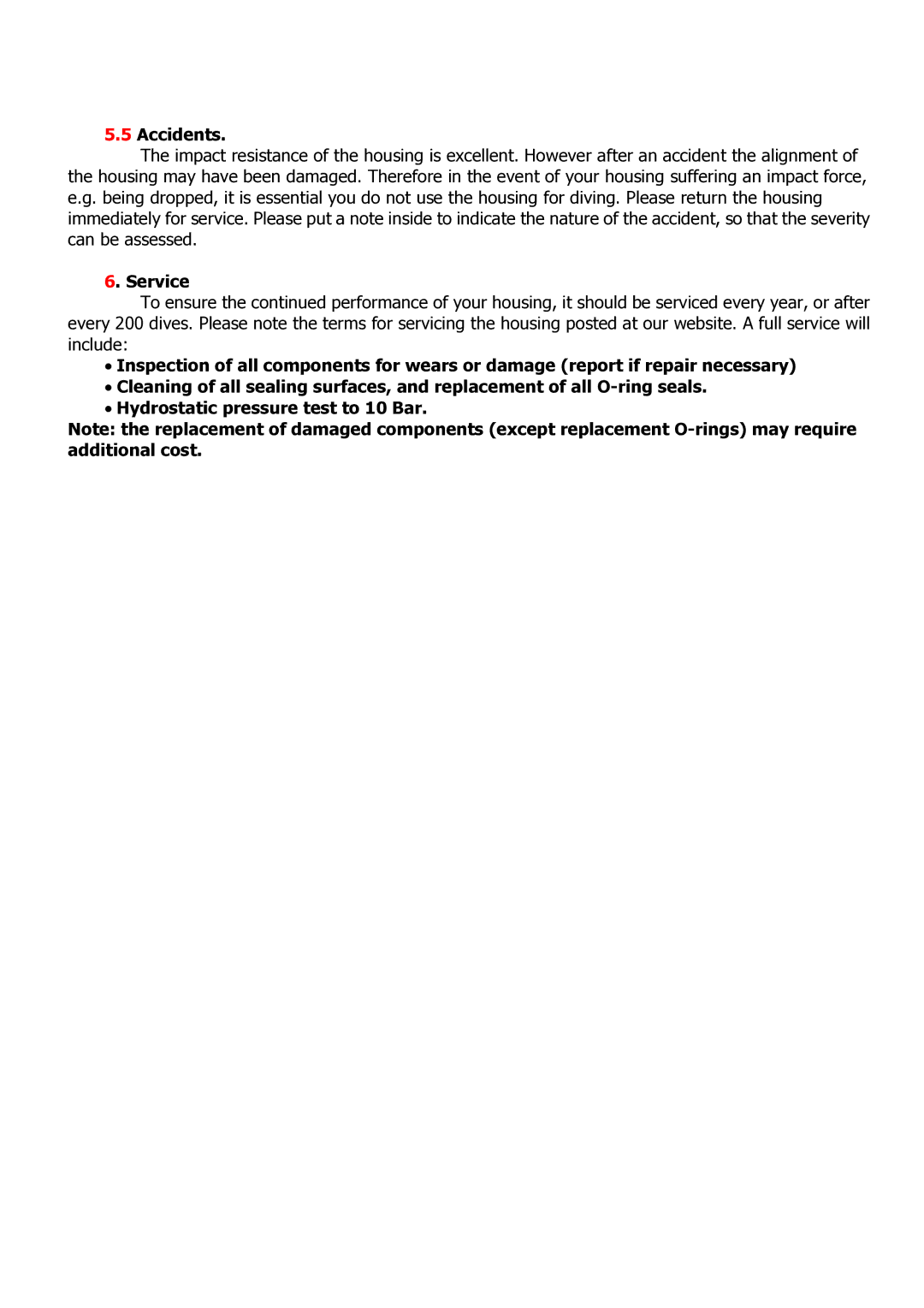 Canon 400D user manual Accidents, Service 