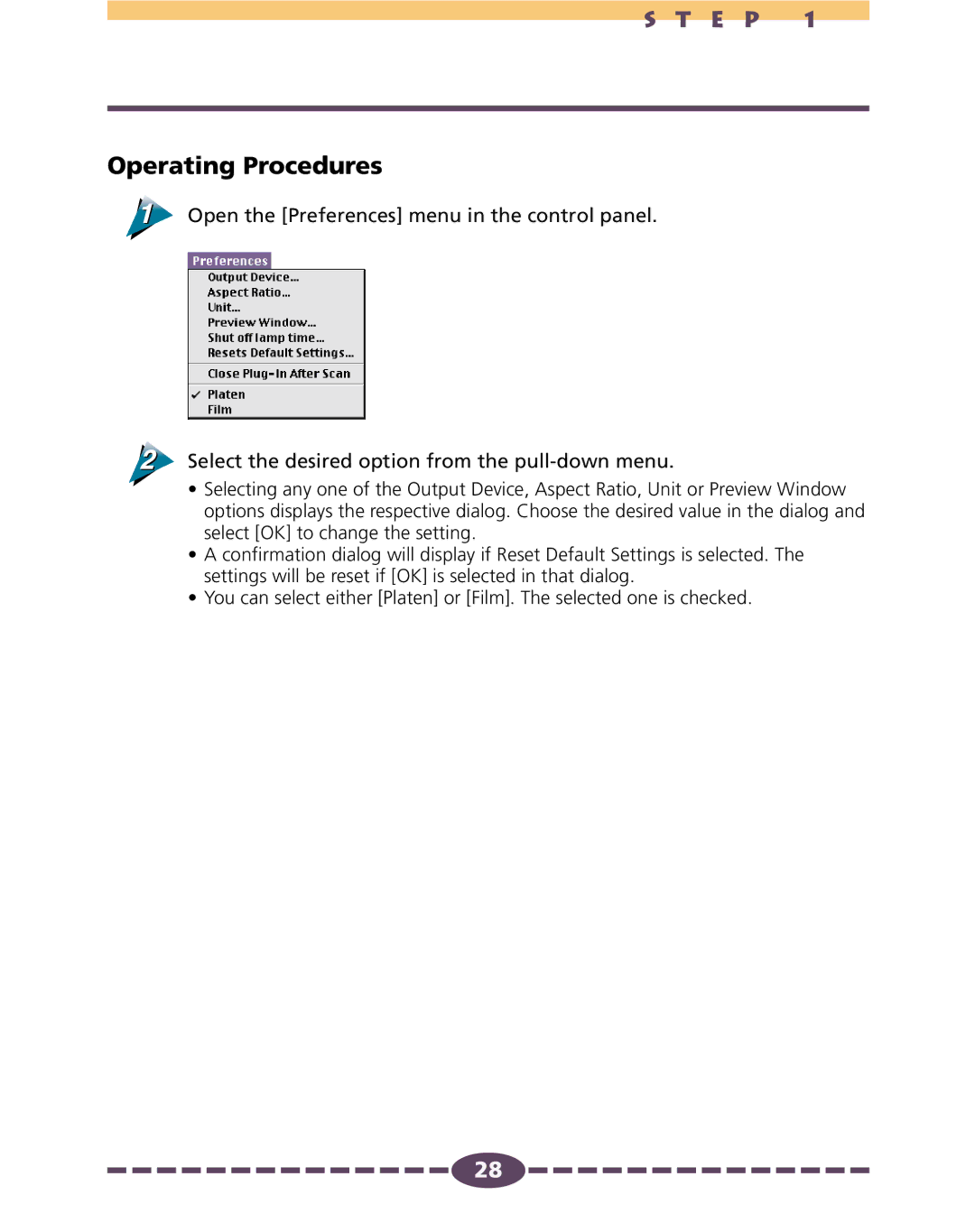 Canon 4.1 manual Operating Procedures 