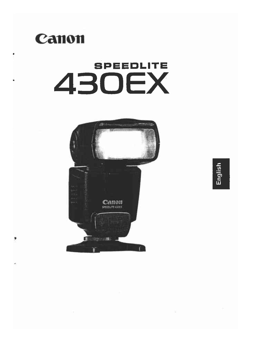 Canon 430EX manual 