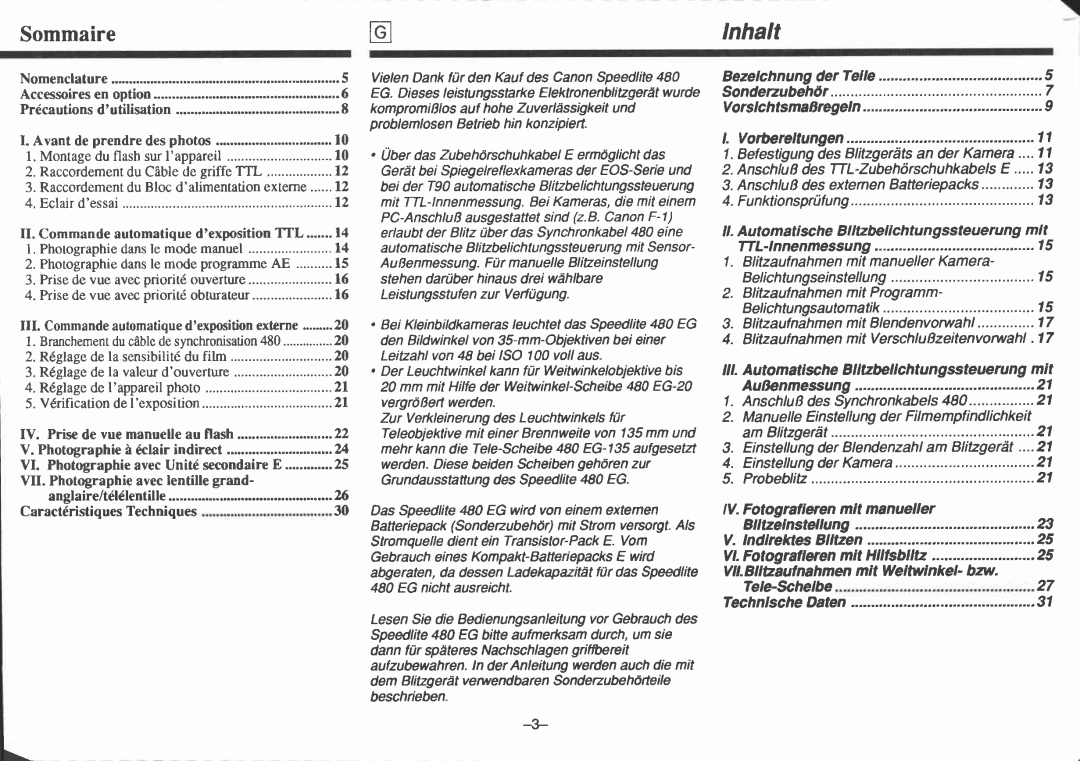 Canon 480EG manual 