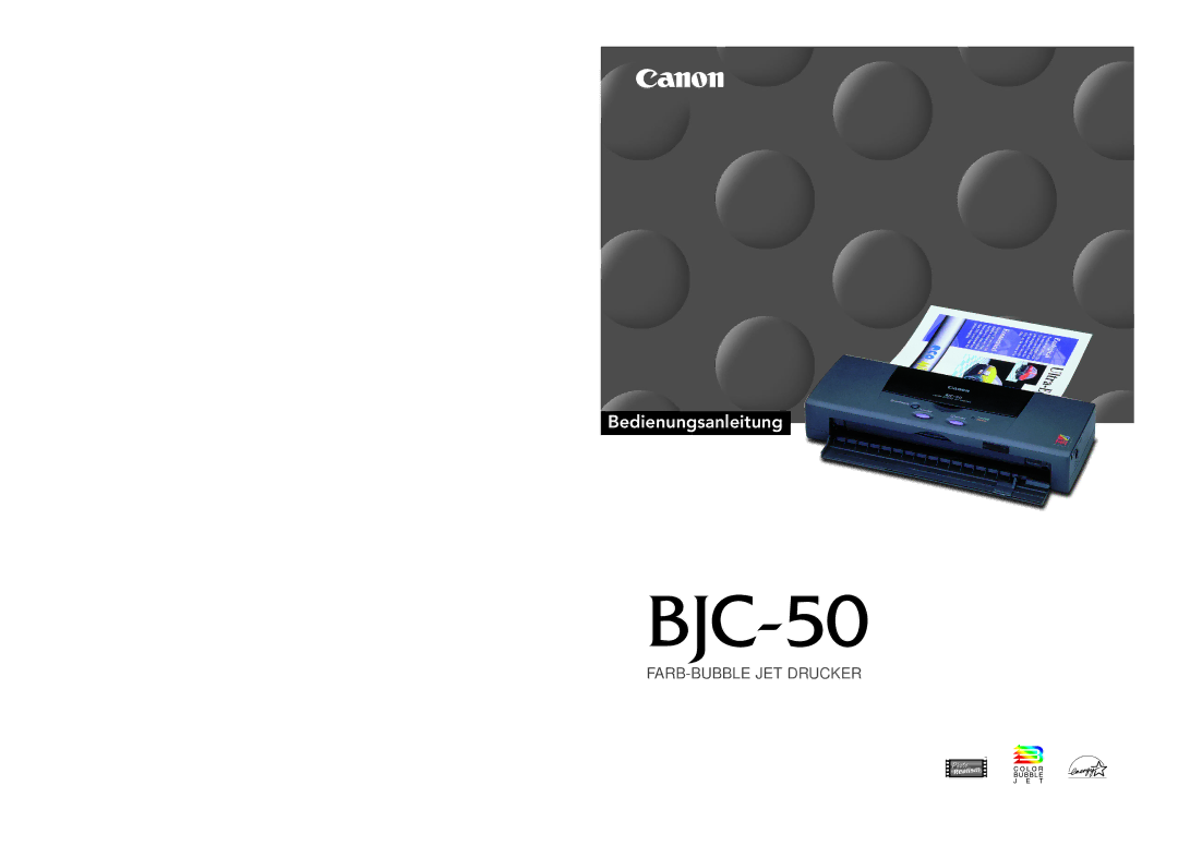 Canon manual BJC-50 