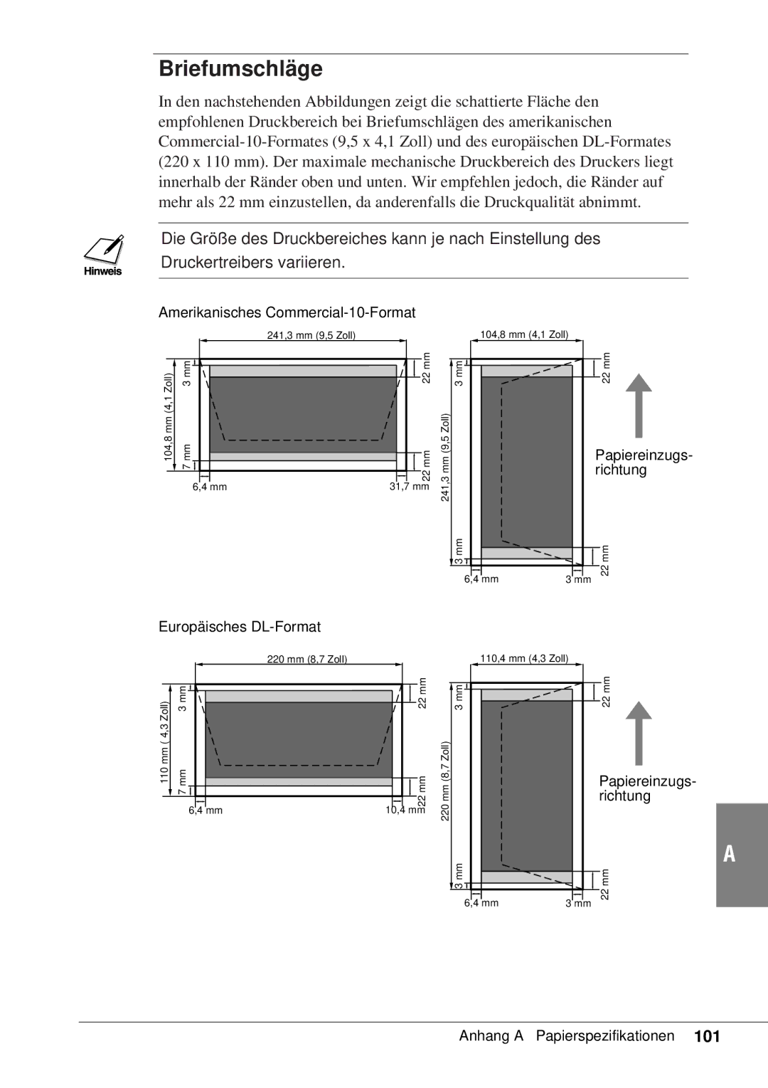 Canon 50 manual Amerikanisches Commercial-10-Format 