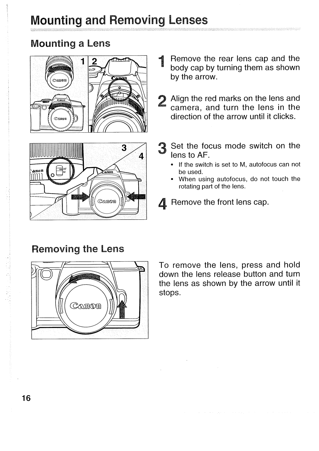 Canon 5000QD manual 