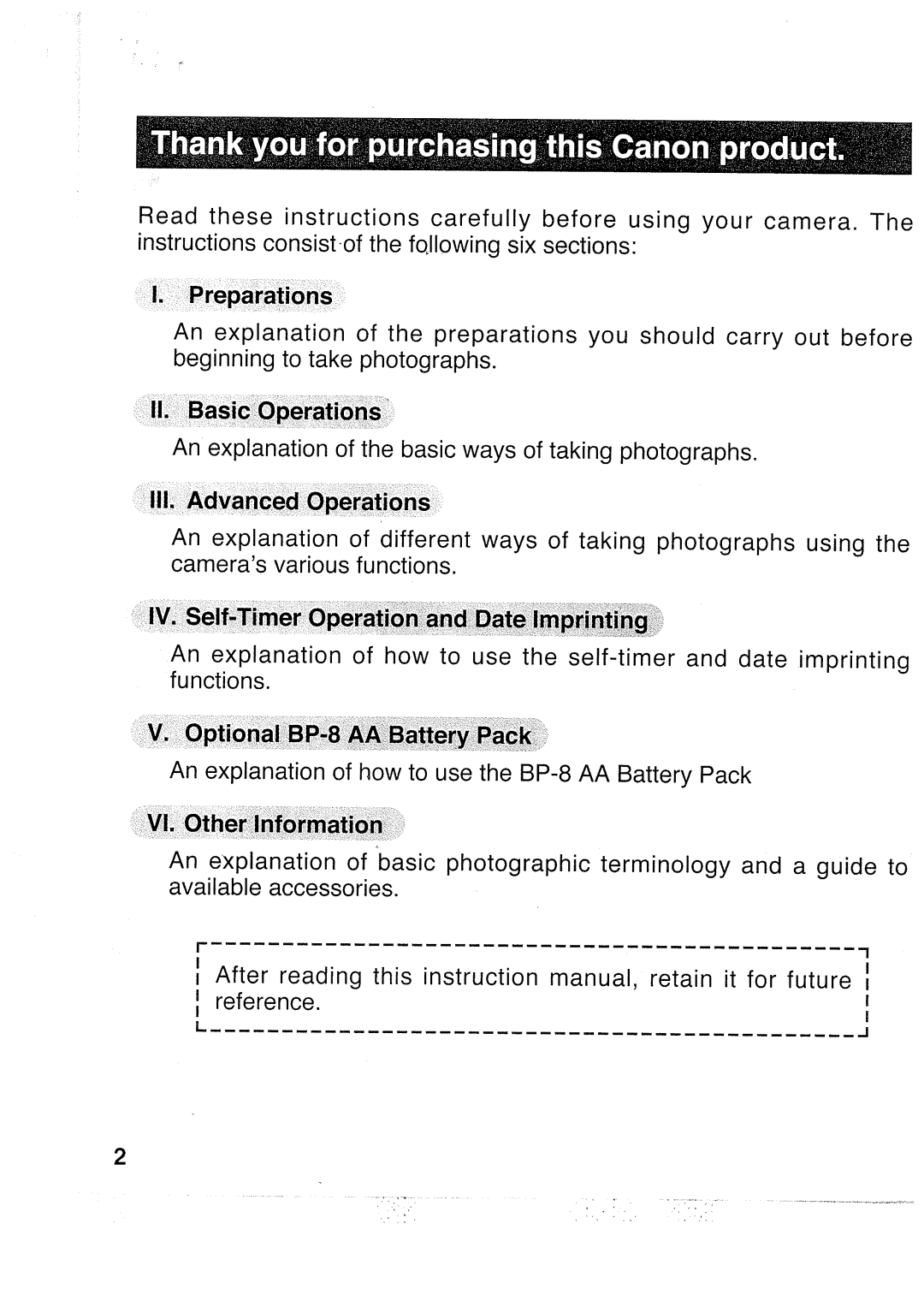 Canon 5000QD manual 