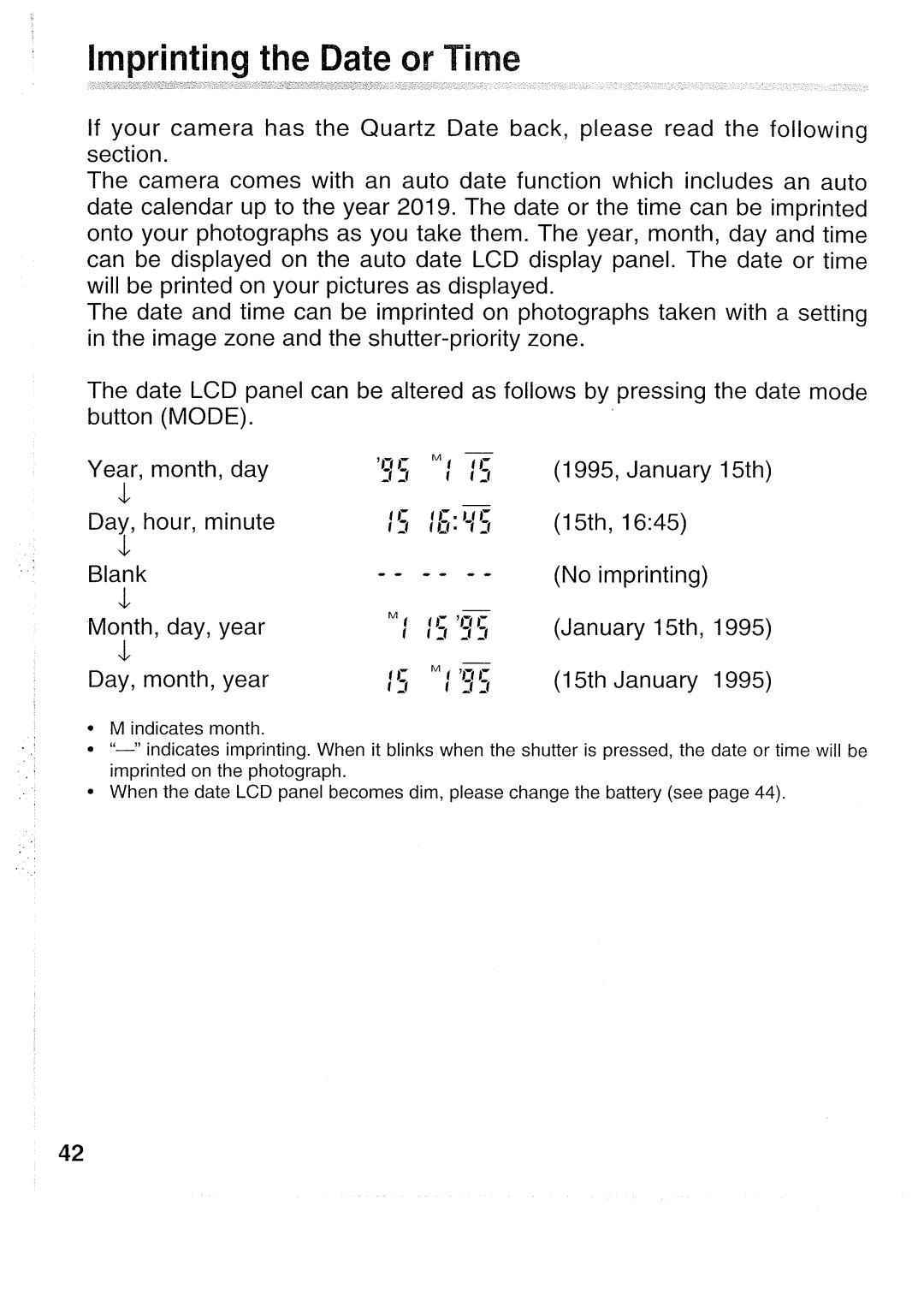 Canon 5000QD manual 