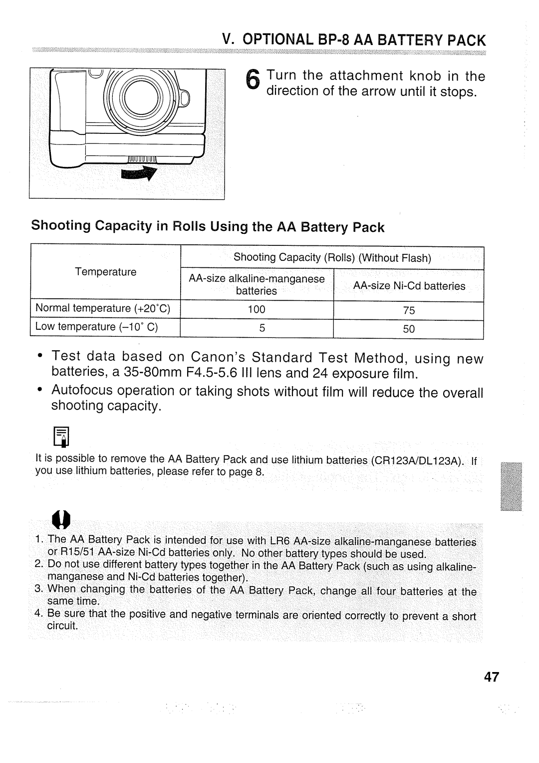 Canon 5000QD manual 