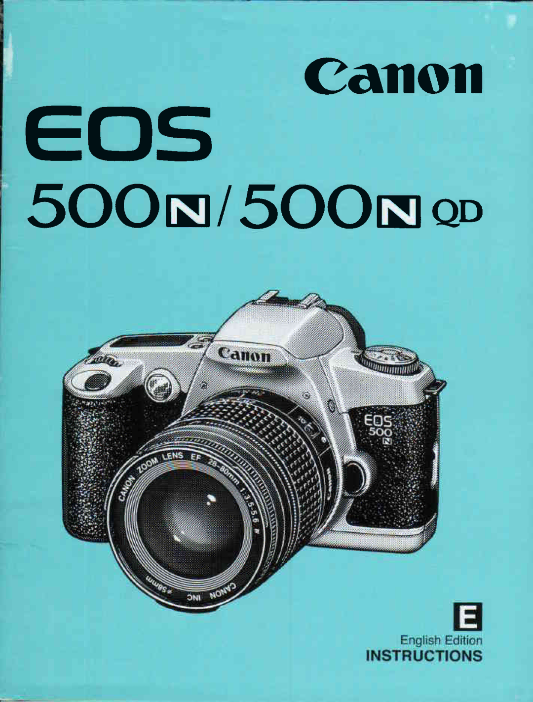 Canon 500N QD manual 