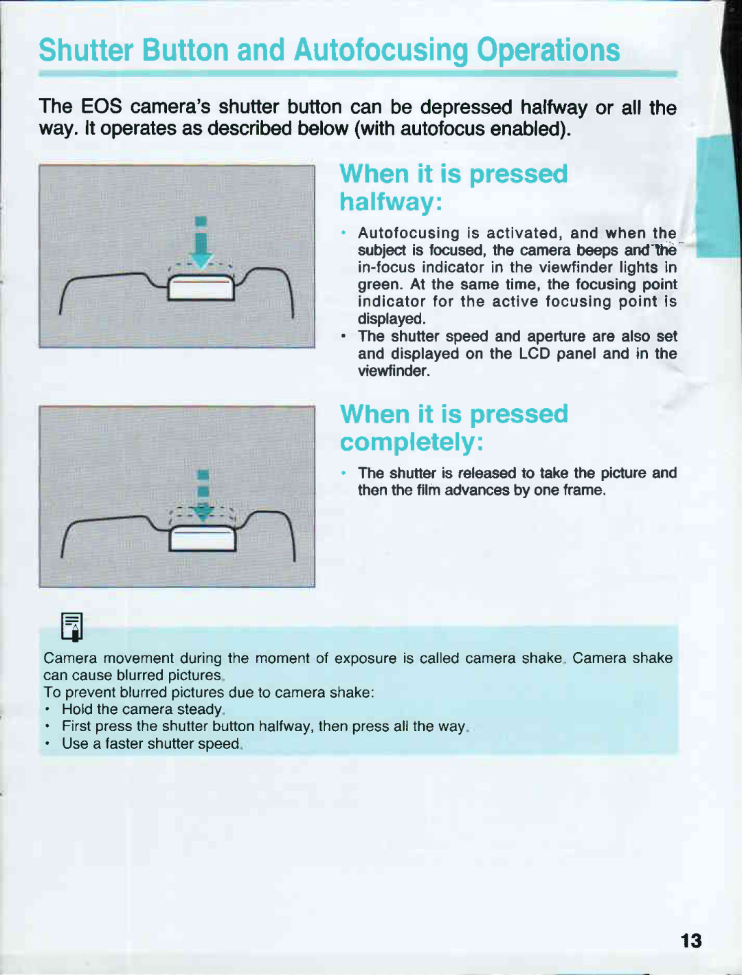 Canon 500N QD manual 