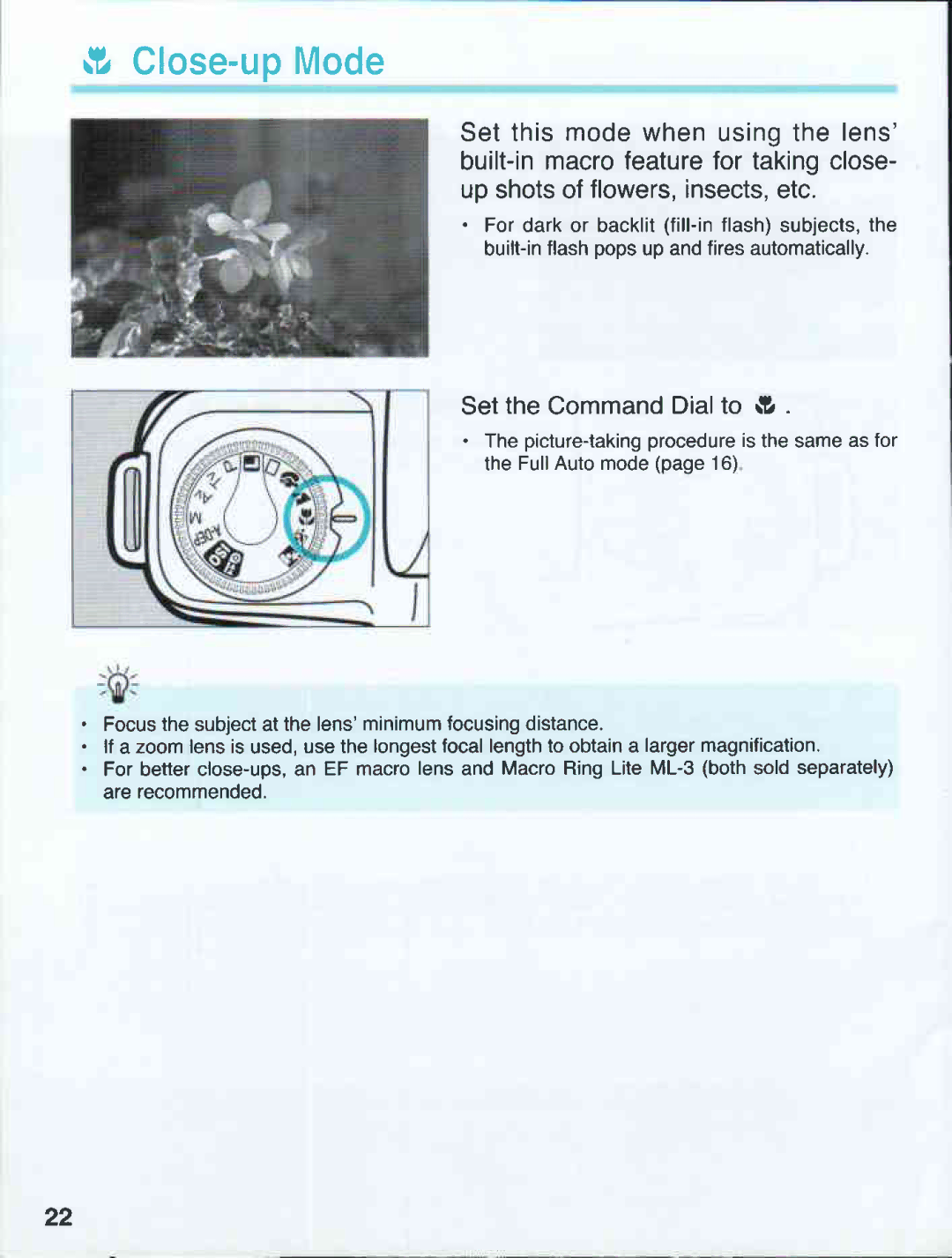 Canon 500N QD manual 