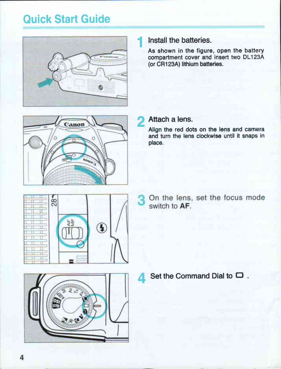 Canon 500N QD manual 