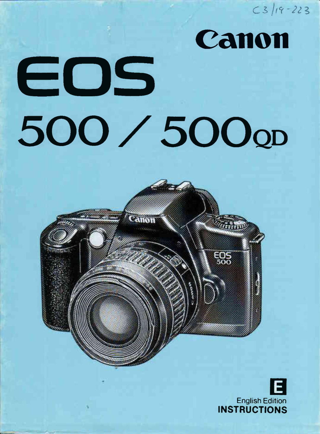 Canon 500QD manual 