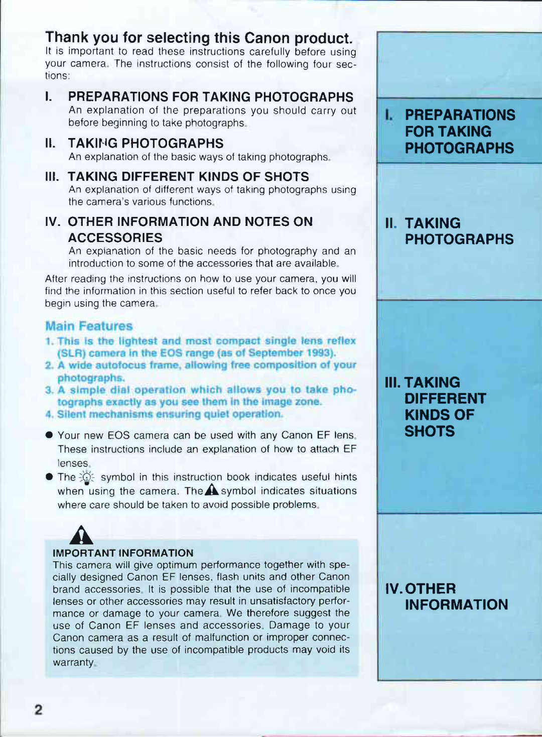 Canon 500QD manual 