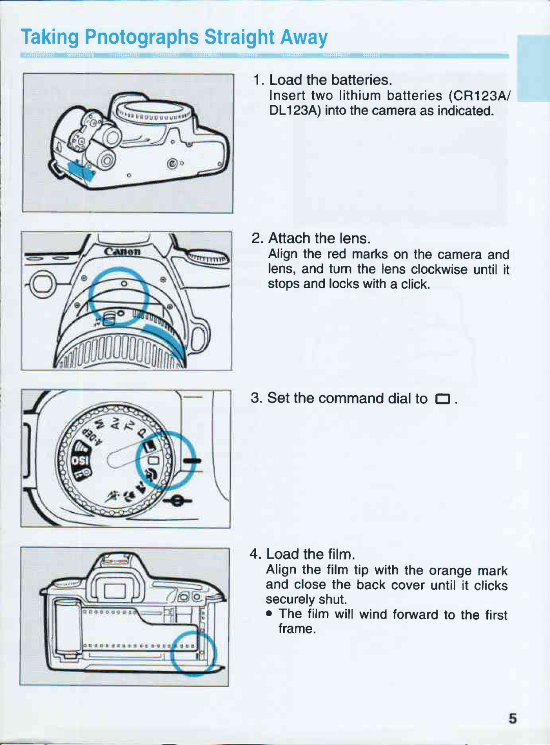 Canon 500QD manual 