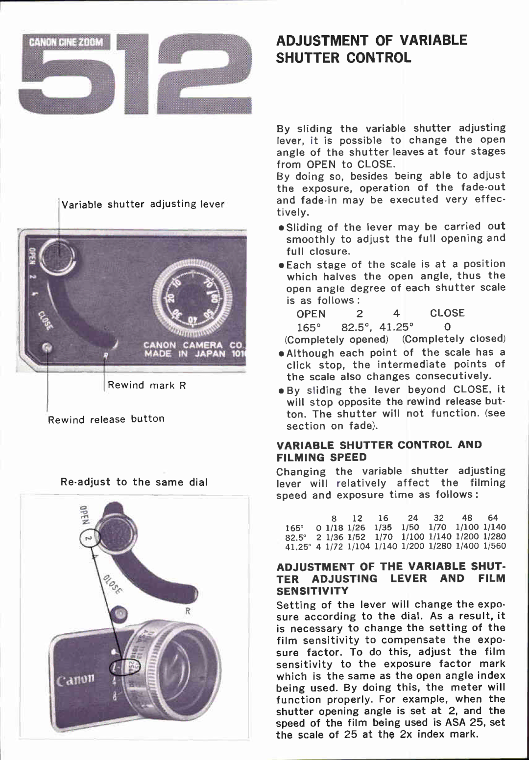 Canon 512 manual 