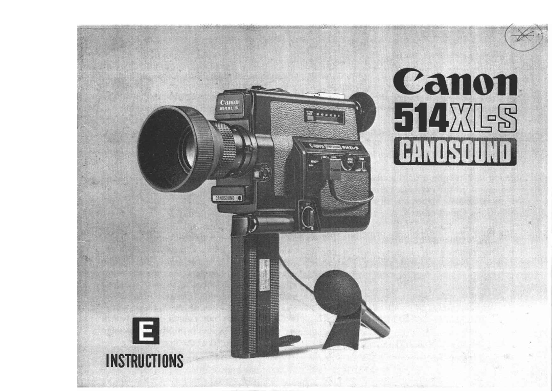 Canon 514XL-S manual 