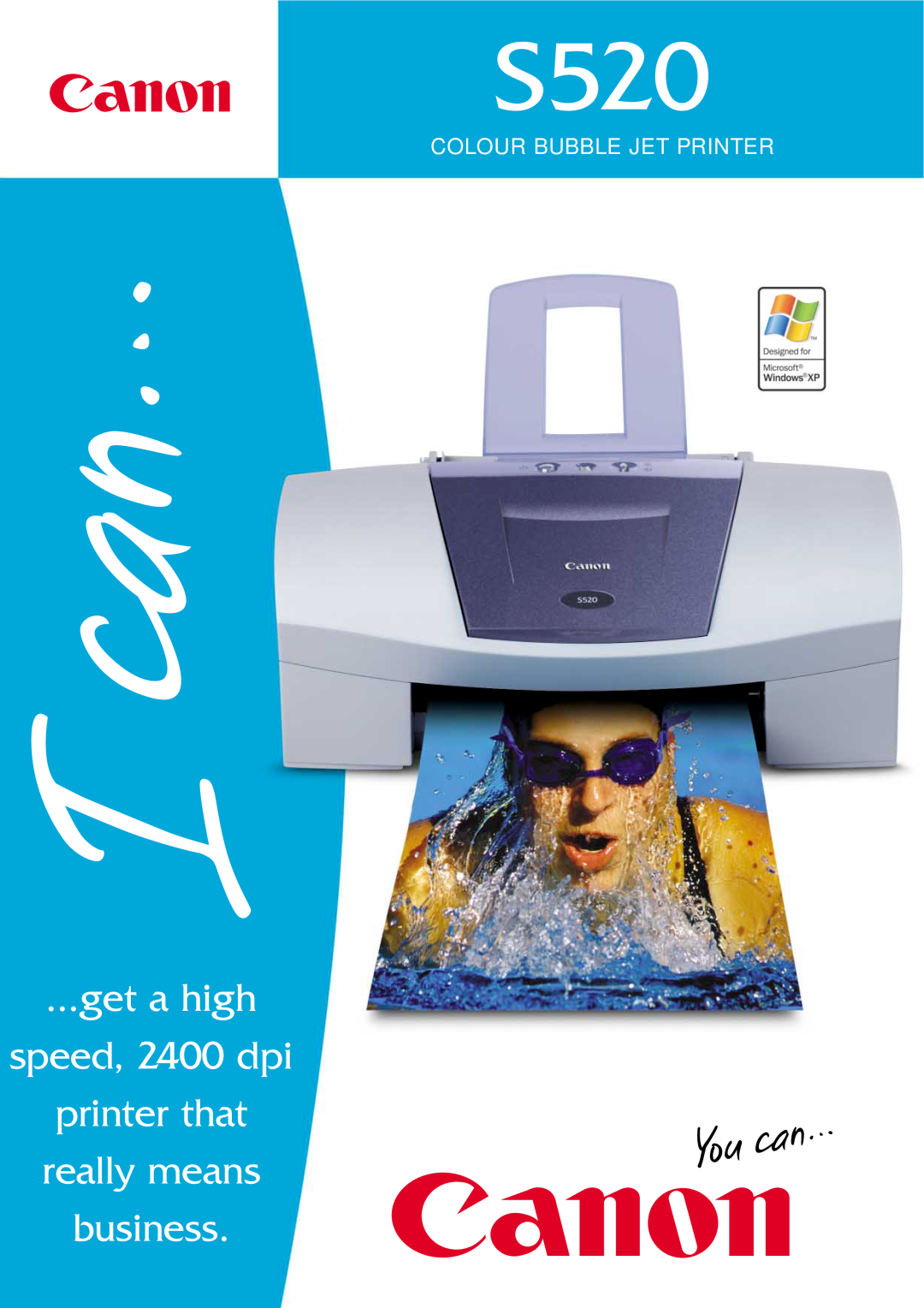 Canon manual S520, get a high speed, 2400 dpi printer that really means business, Colour Bubble Jet Printer 