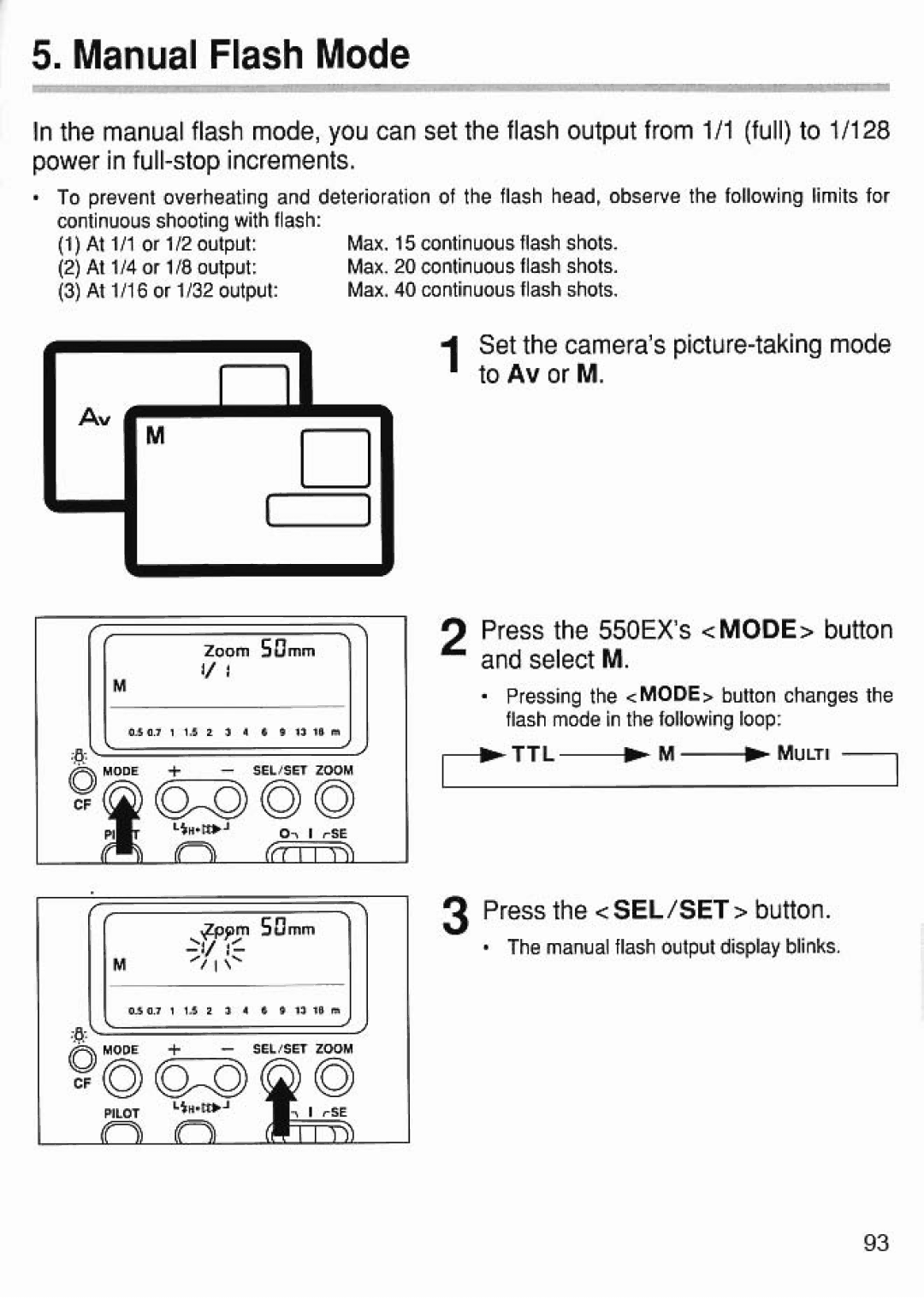 Canon 550EX manual 