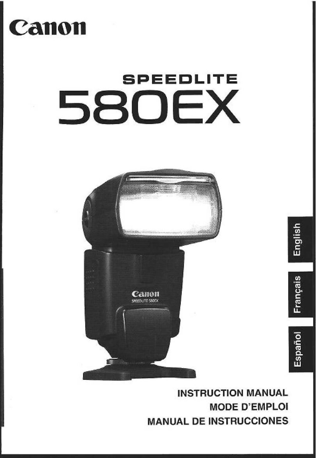 Canon 580EX instruction manual 05 0 EX 